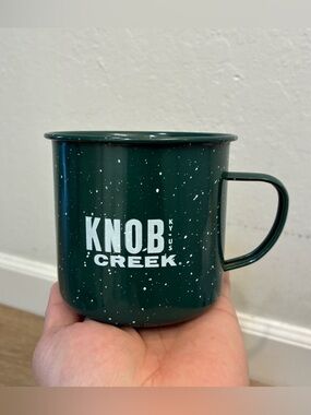 Knob Creek Bourbon Whiskey Advertising Green Mug